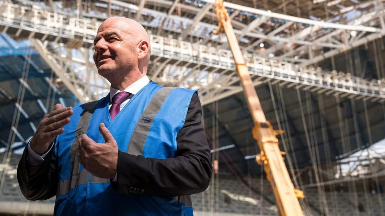 Qatar Emir Sheikh Tamim bin Hamad Al-Thani 2022 FIFA World Cup FIFA Gianni Infantino
