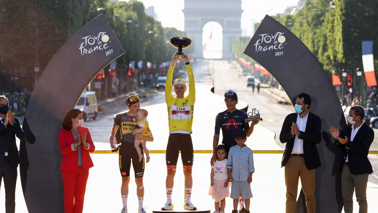 Pogacar podium