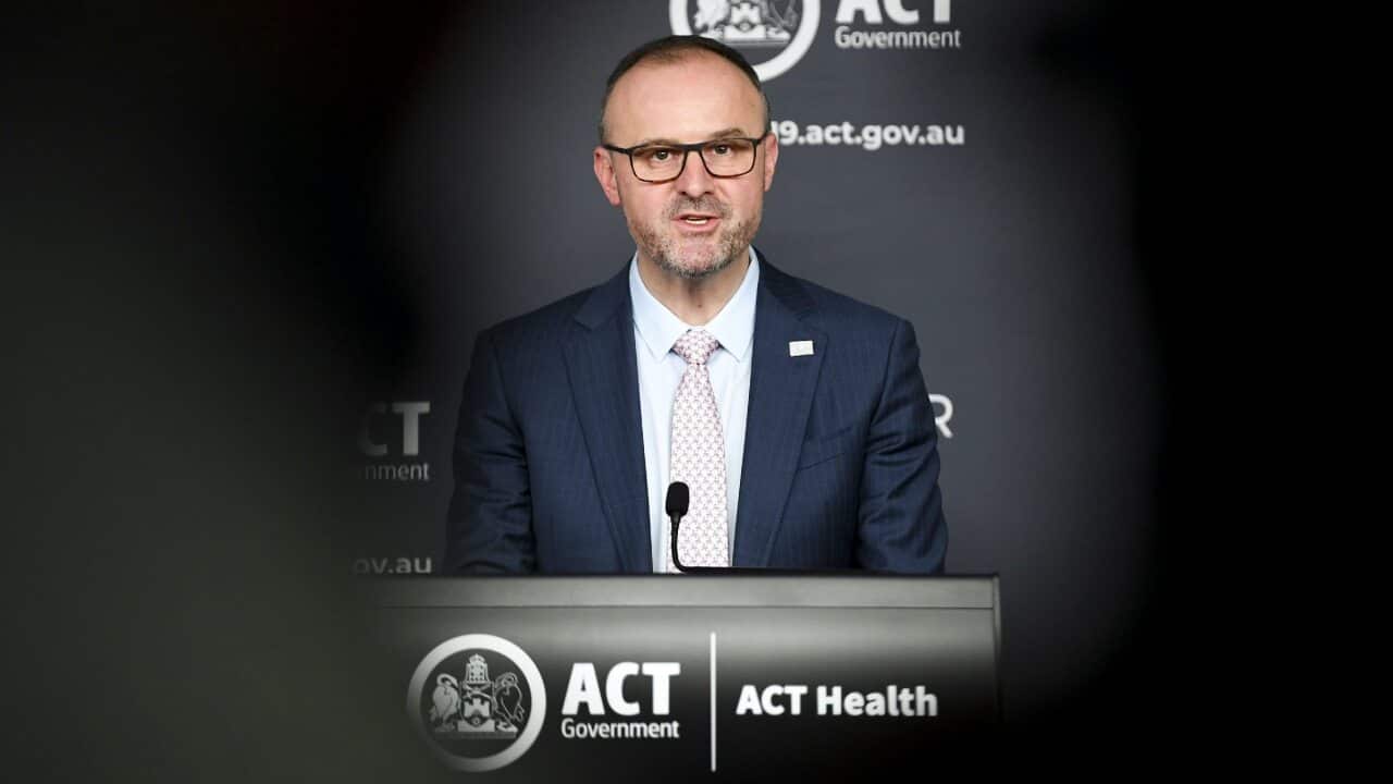 ACT Chief Minister Andrew Barr.