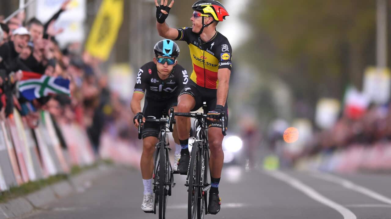 Four times the charm for Philippe Gilbert at the Amstel Gold Race.