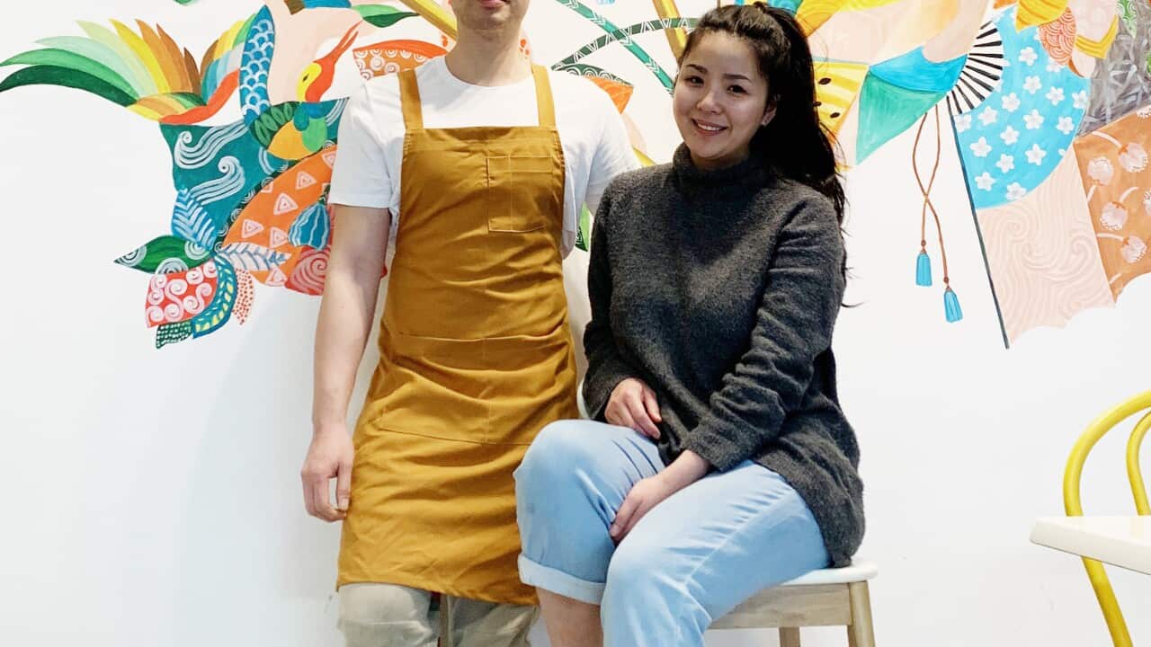 Duc Le and Tina Hoang at Kinx Café in Bankstown.