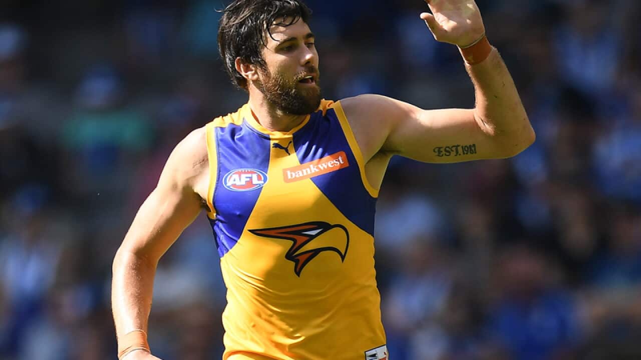 Josh Kennedy of the Eagles
