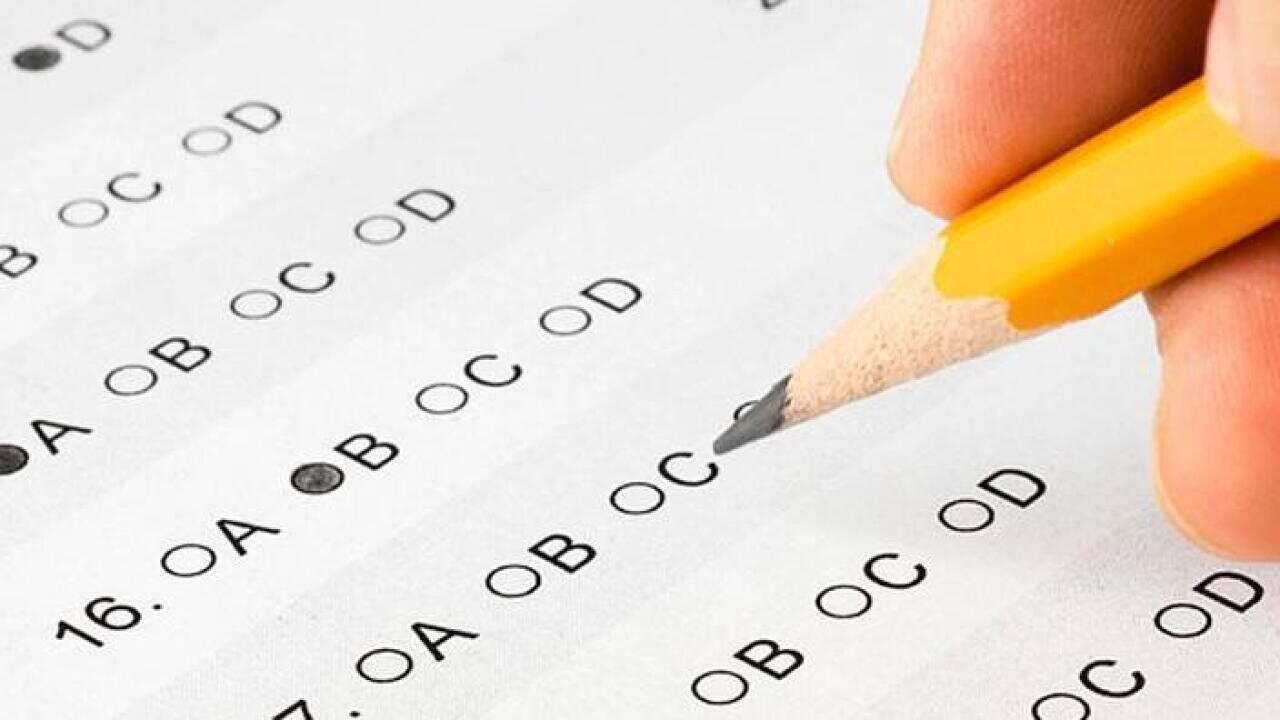 IELTS exam sheet