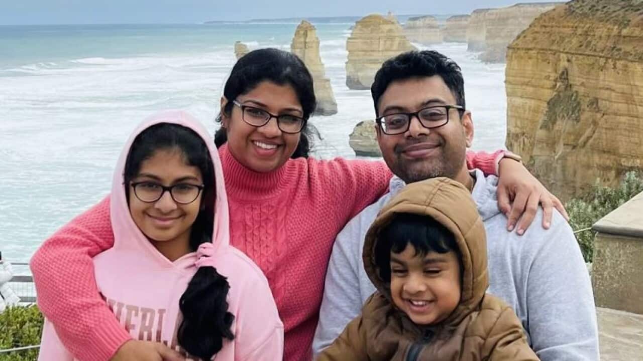 Theekshitha and Family