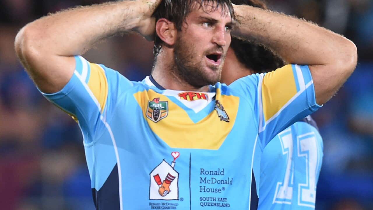 Titans player Dave Taylor.