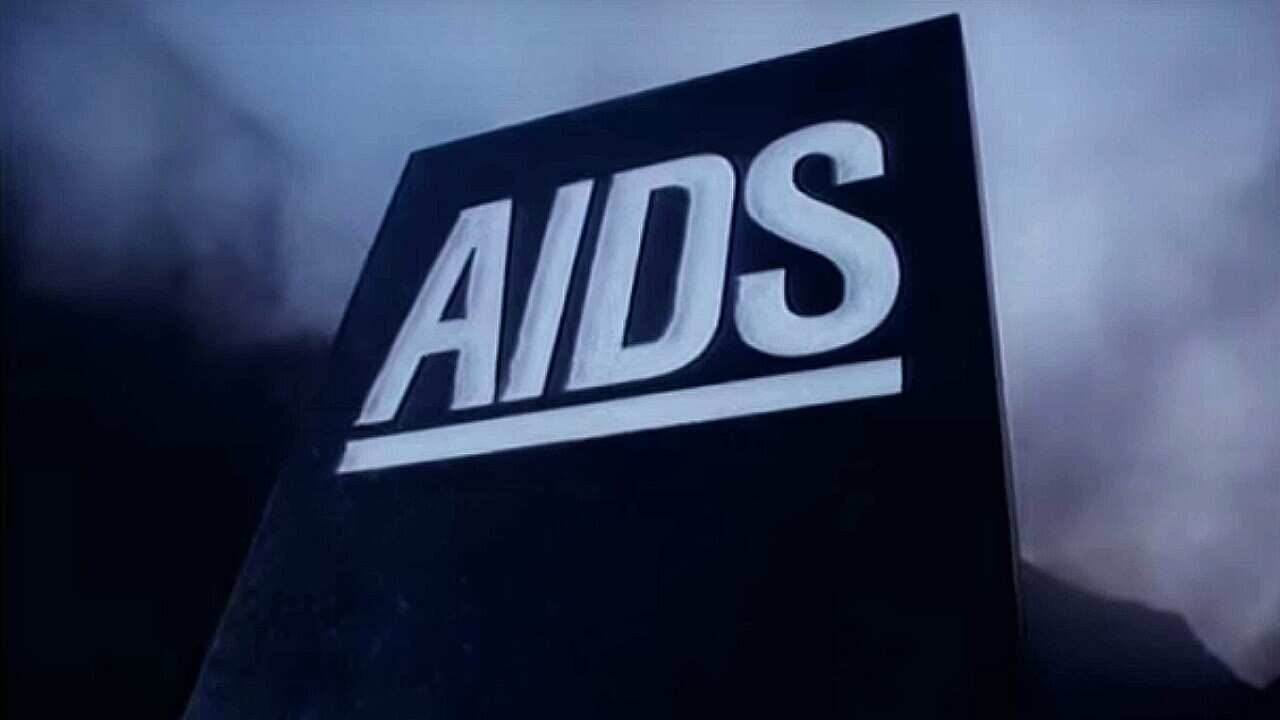 The UK Government's famous Monolith AIDS warning advertisement