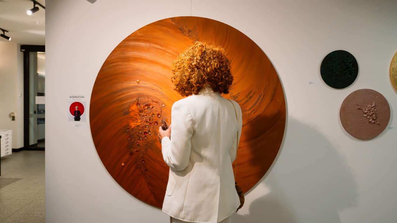 Work by Victoria Floratos, “Interruption” runs until April 3, at West End Art Space / rzstudios: Renée Zafiropoulos