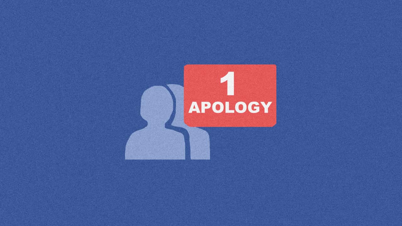 FB apology