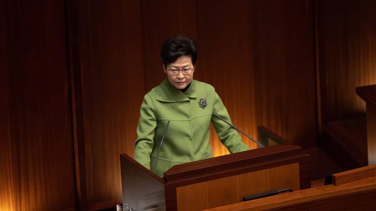 Hong Kong Chief Executive Carrie Lam