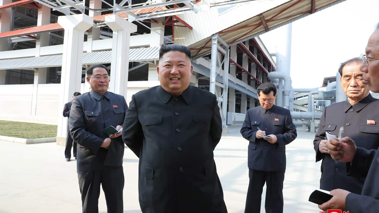 The rare exchange of gunfire comes a day after Kim Jong-un made his first public appearance in nearly three weeks.