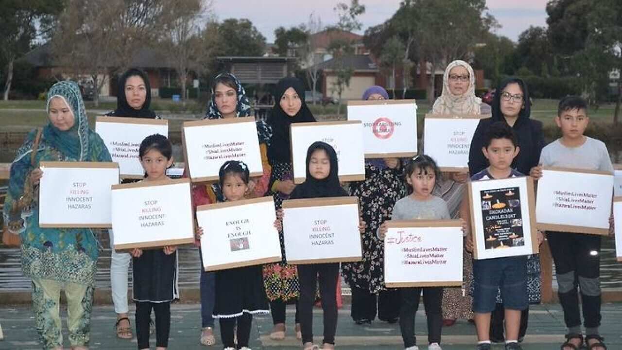 Community members gathered in southeast Melbourne to mourn and pray for the victims of the latest terror attack on the Hazara minority in the Pakistani city of Quetta.