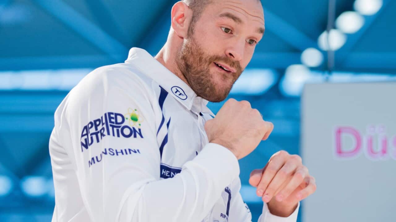 Heavyweight boxing champion Tyson Fury