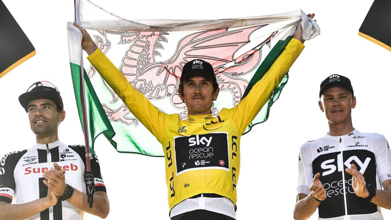 Stage 21, Tour de France 2018, Geraint Thomas, Chris Froome, Team Sky, Tom Dumoulin, Team Sunweb