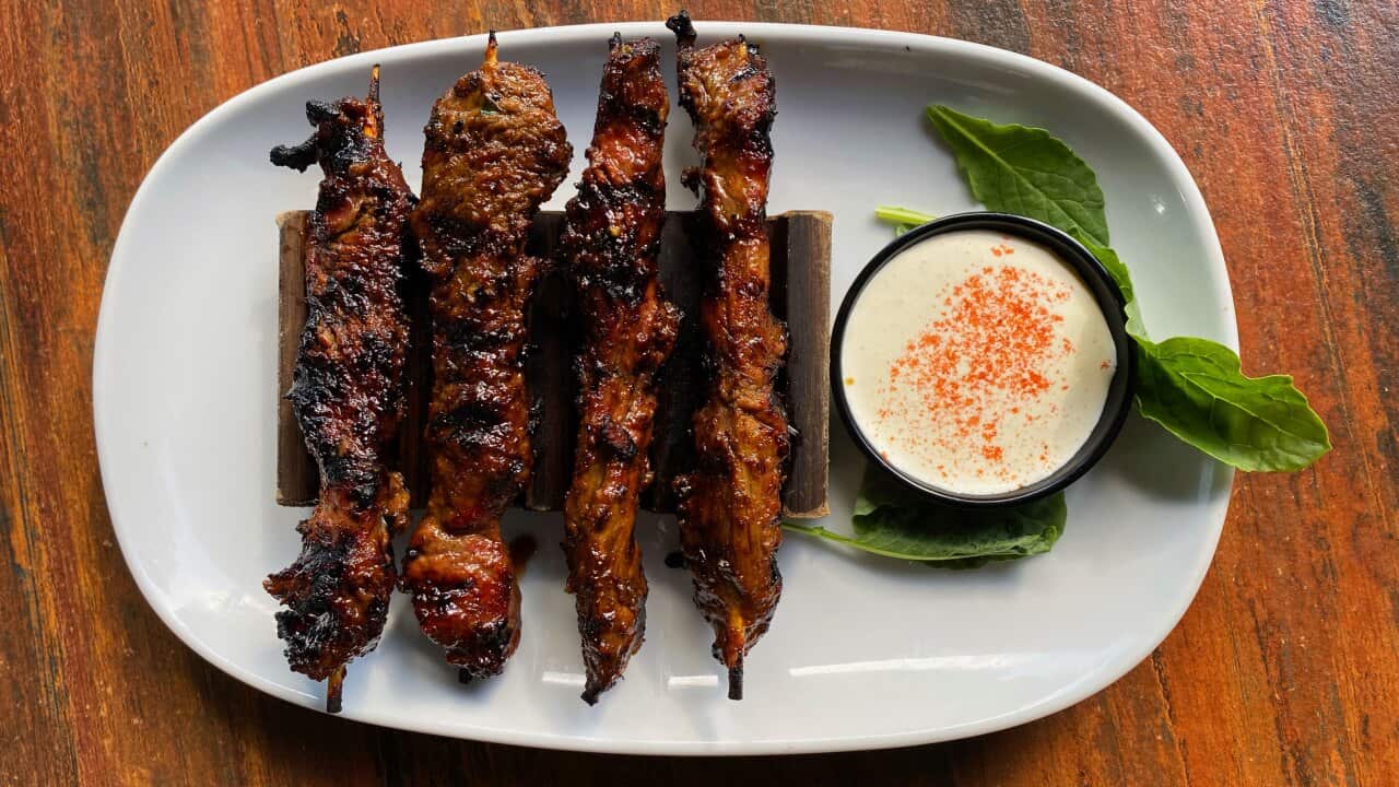 South African lamb sosaties