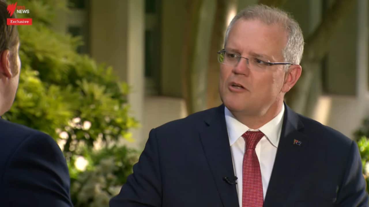 Scott Morrison in an exclusive interview with SBS.