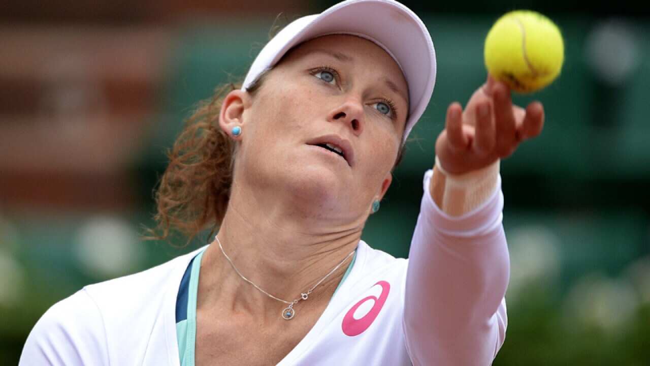 Australian tennis player Samantha Stosur