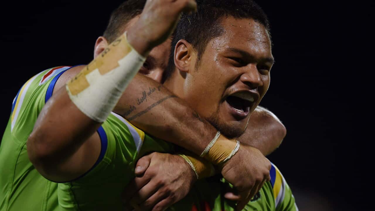 Joey Leilua of the Raiders