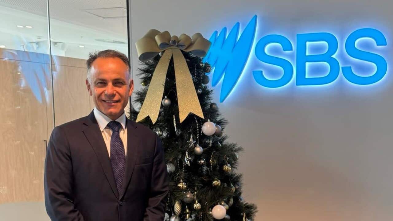 Victorian Opposition Leader John Pesutto, at SBS Melbourne offices