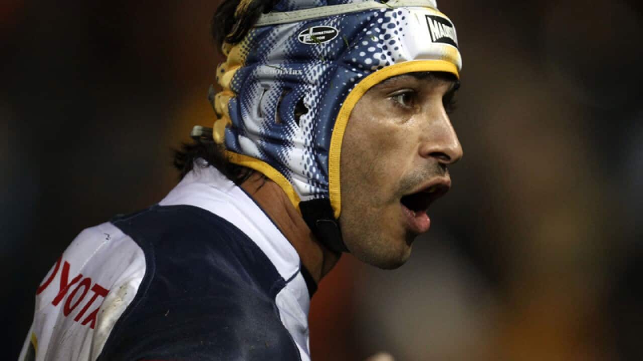 Johnathan Thurston in action