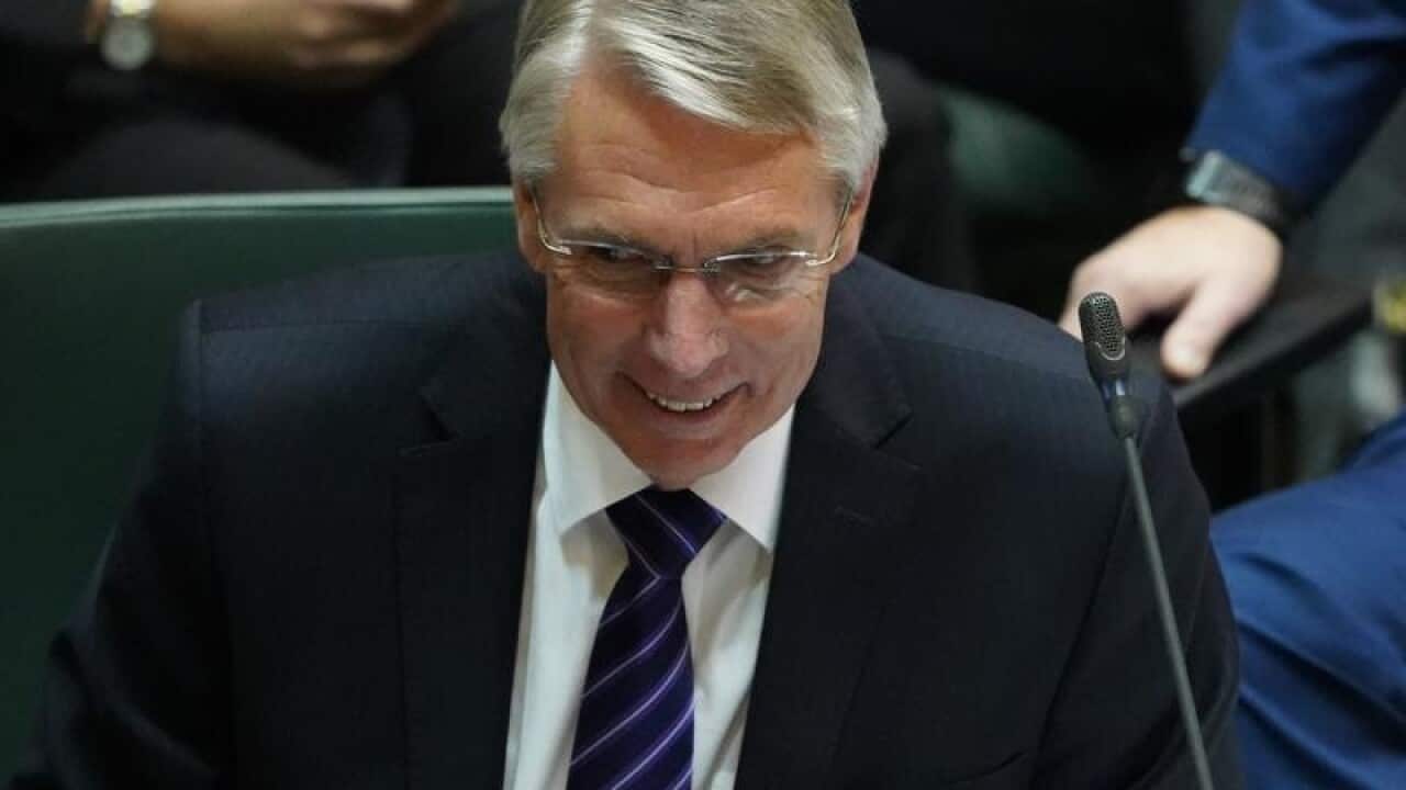 Victorian Nationals Leader Peter Walsh in parliament