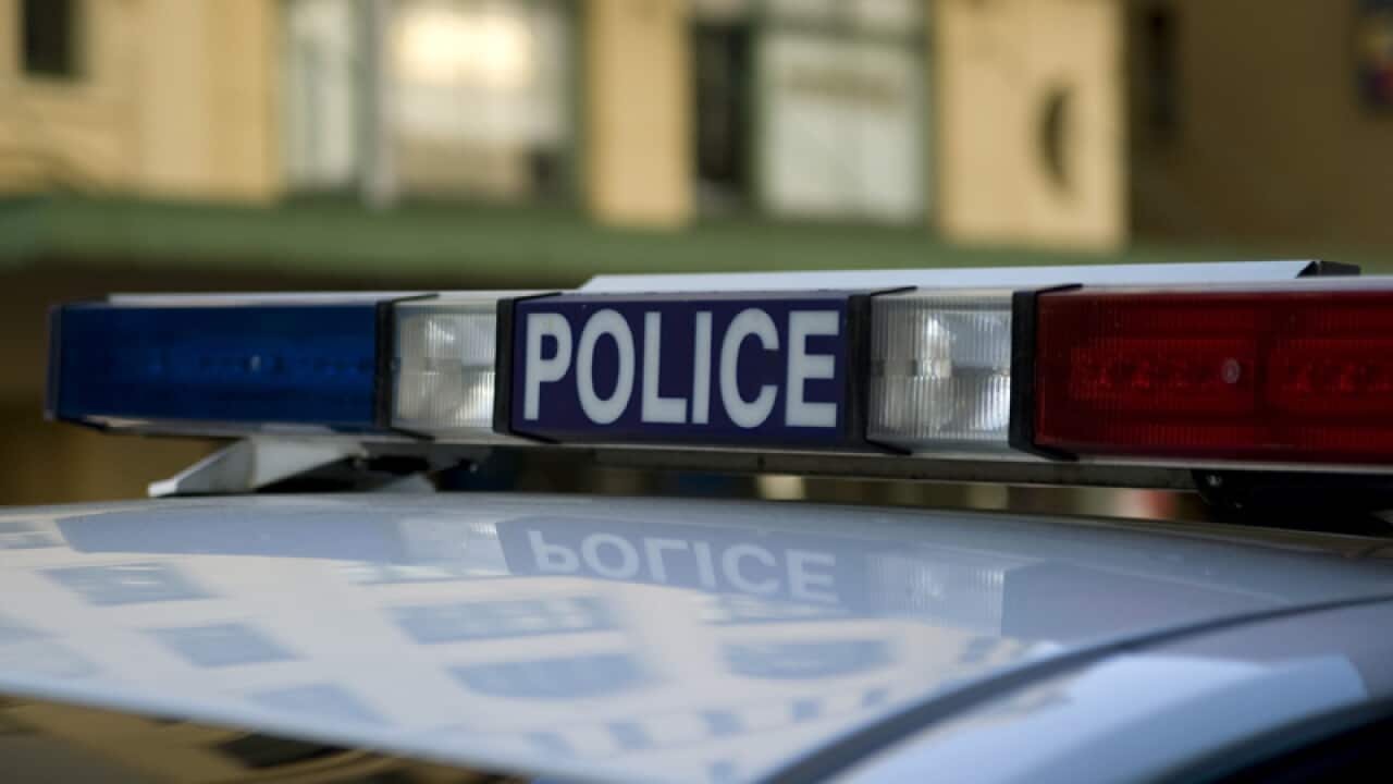 A police car