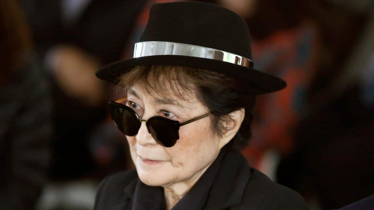 File image of artist Yoko Ono