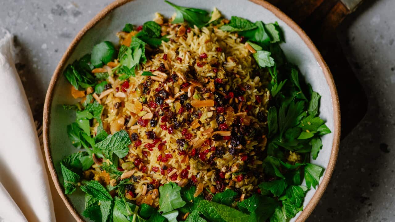 Persian jewelled pilaf