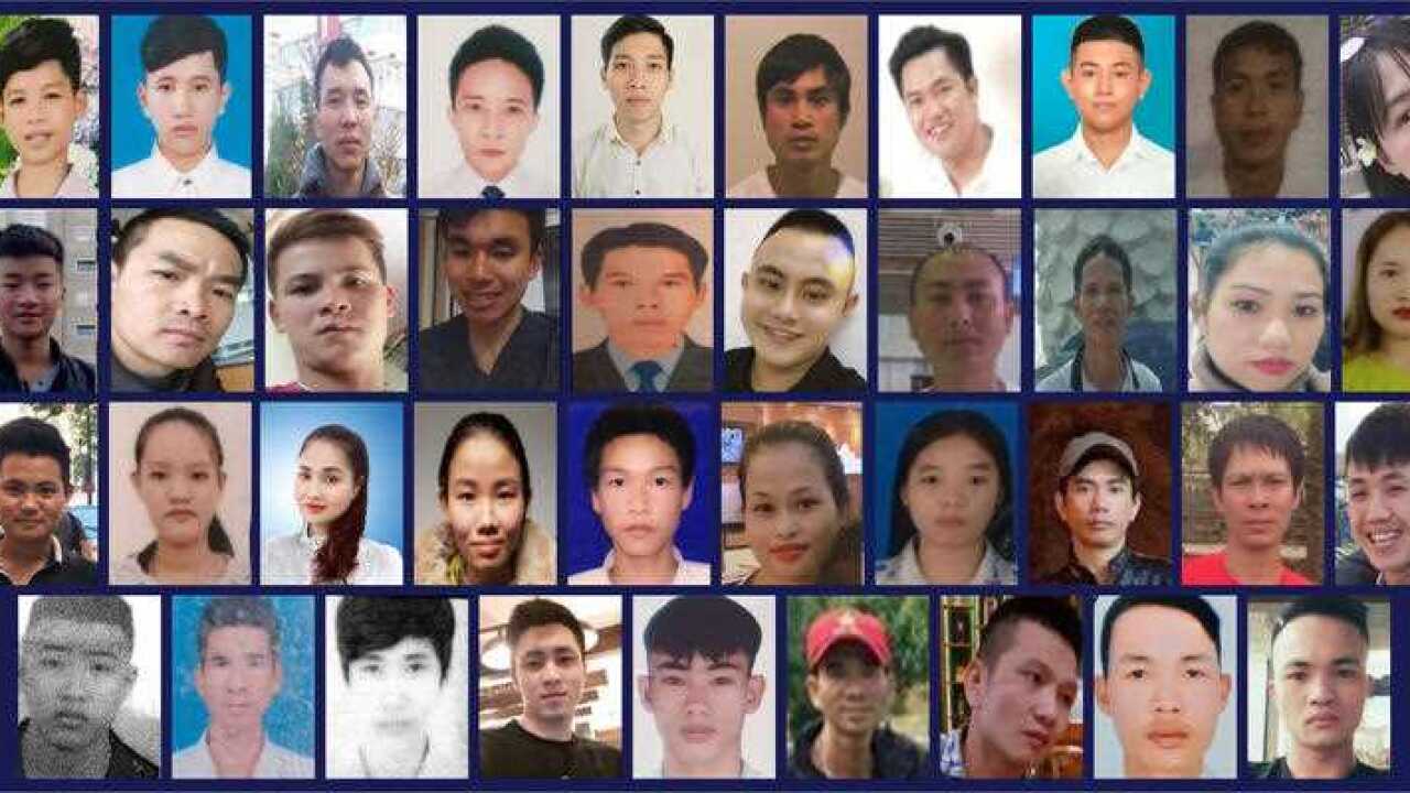 The 39 victims were all Vietnamese migrants.