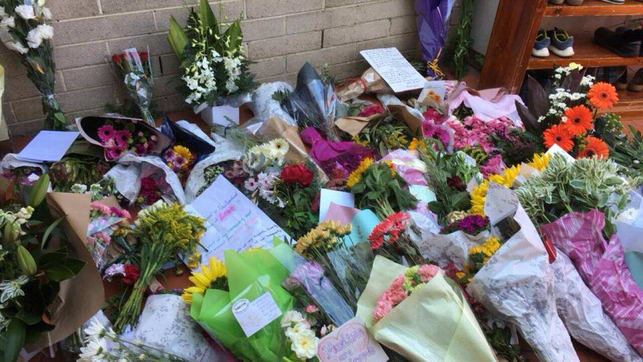 flowers at Preston Mosque