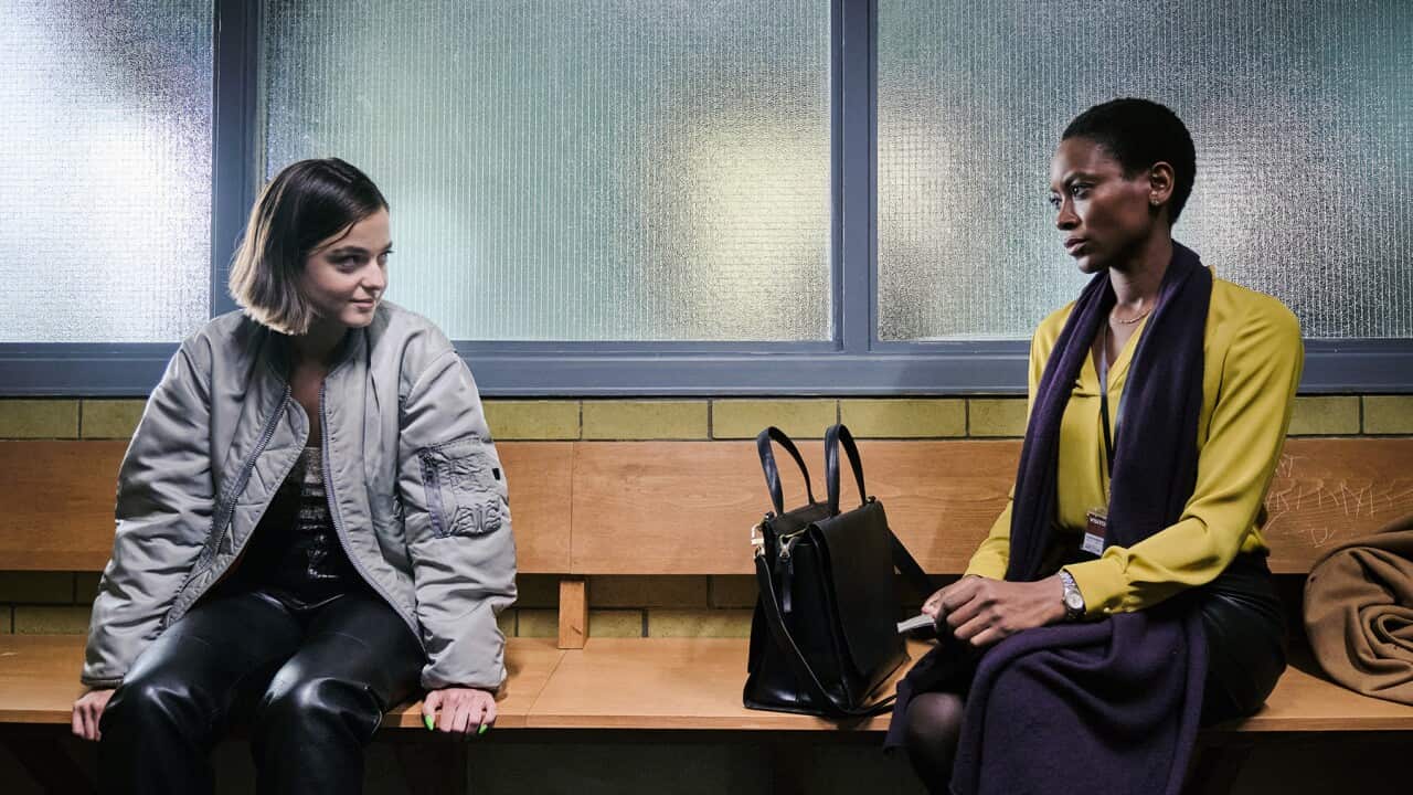 Talitha Campbell (Celine Buckens) and Cleo Roberts (Tracy Ifeachor).