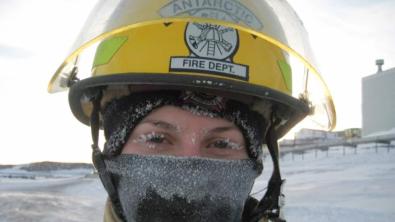 Megan Branson verbrachte 24 Monate als Feuerwehrfrau in der Antarktis