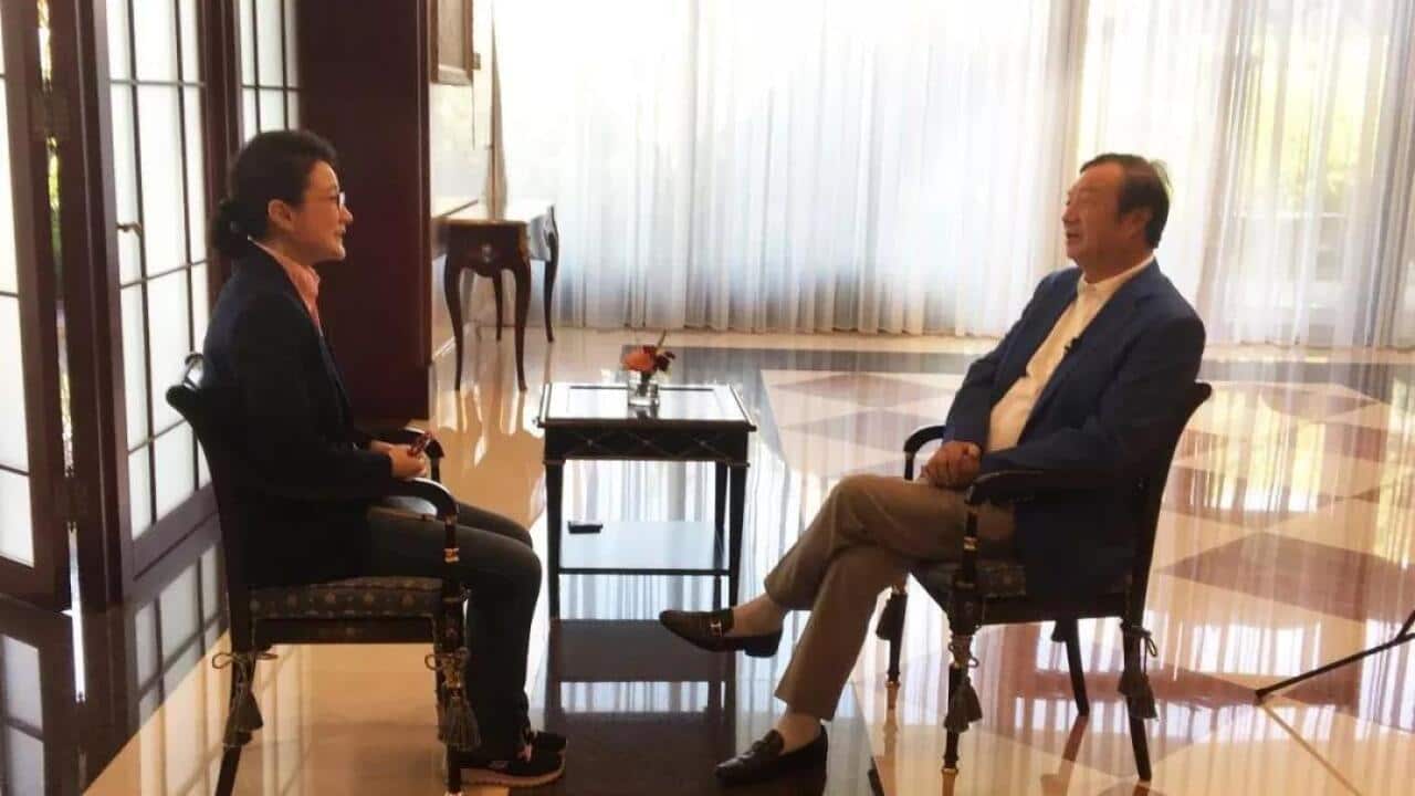 任正非接受央視記者董倩專訪