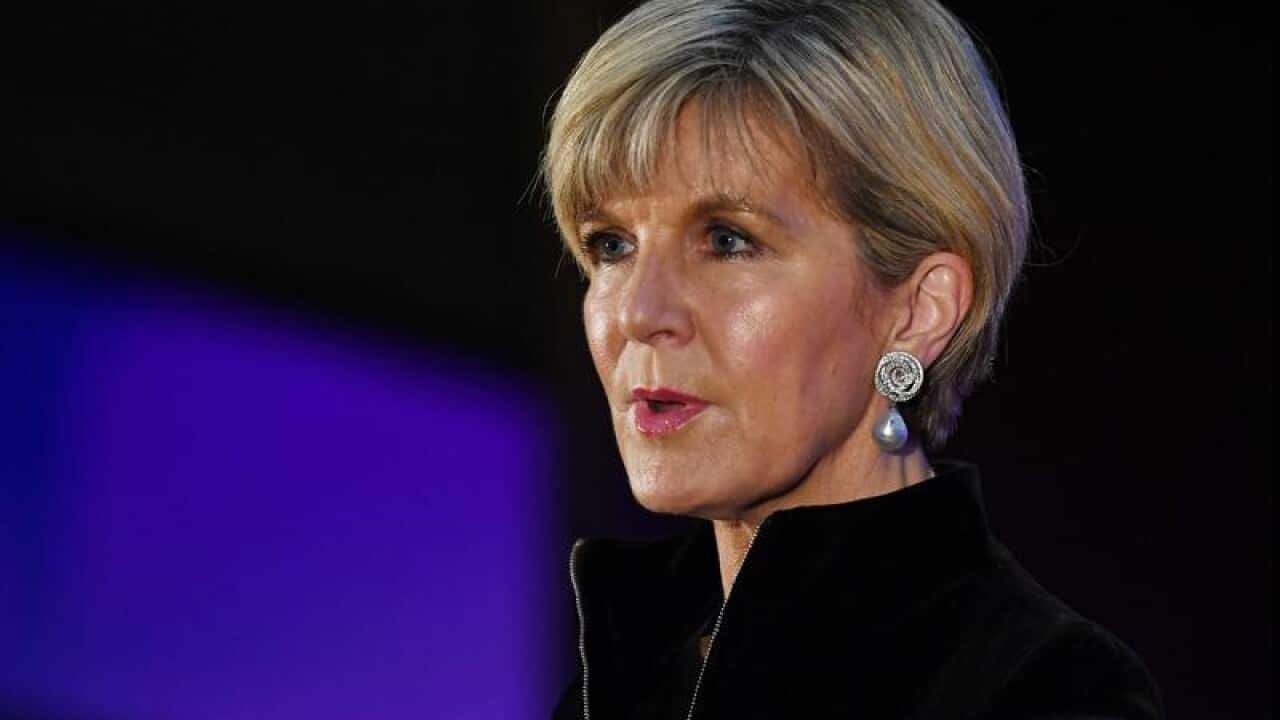 Minister for Foreign Affairs Julie Bishop