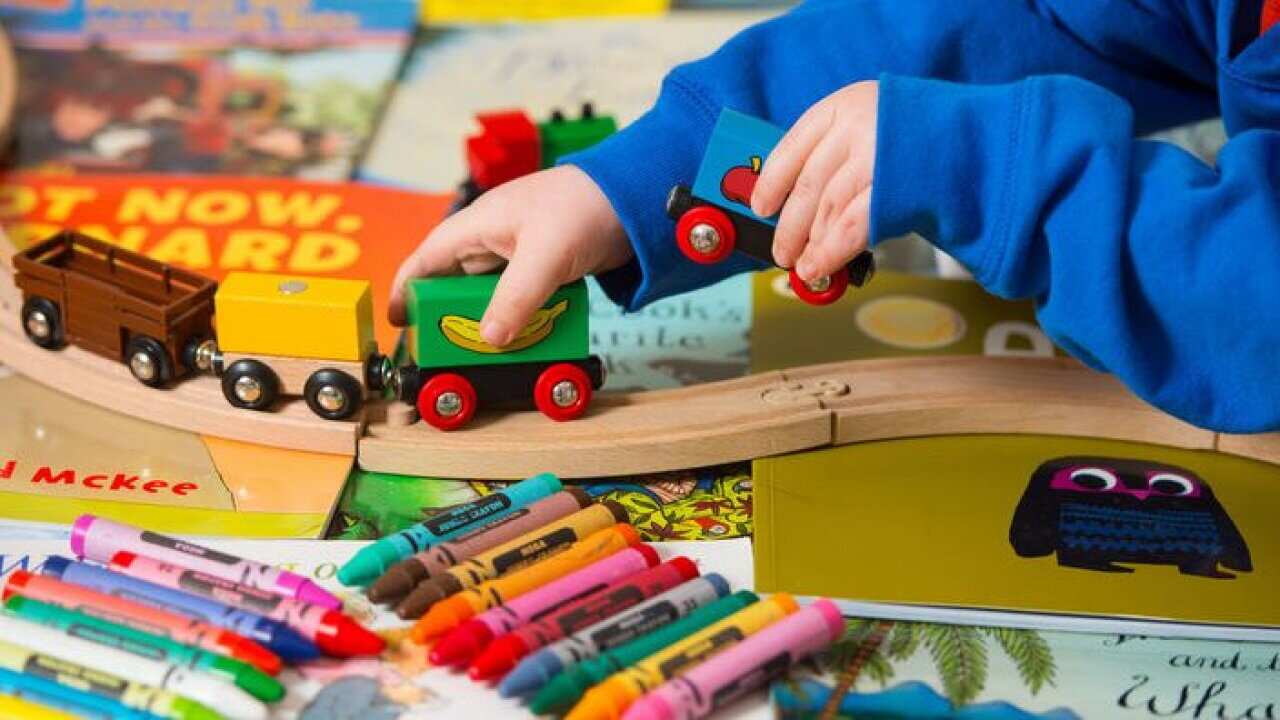 A child playing