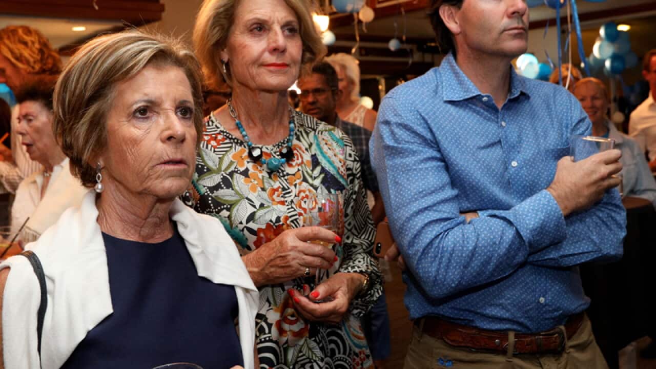 the Liberal Party election night function in Perth