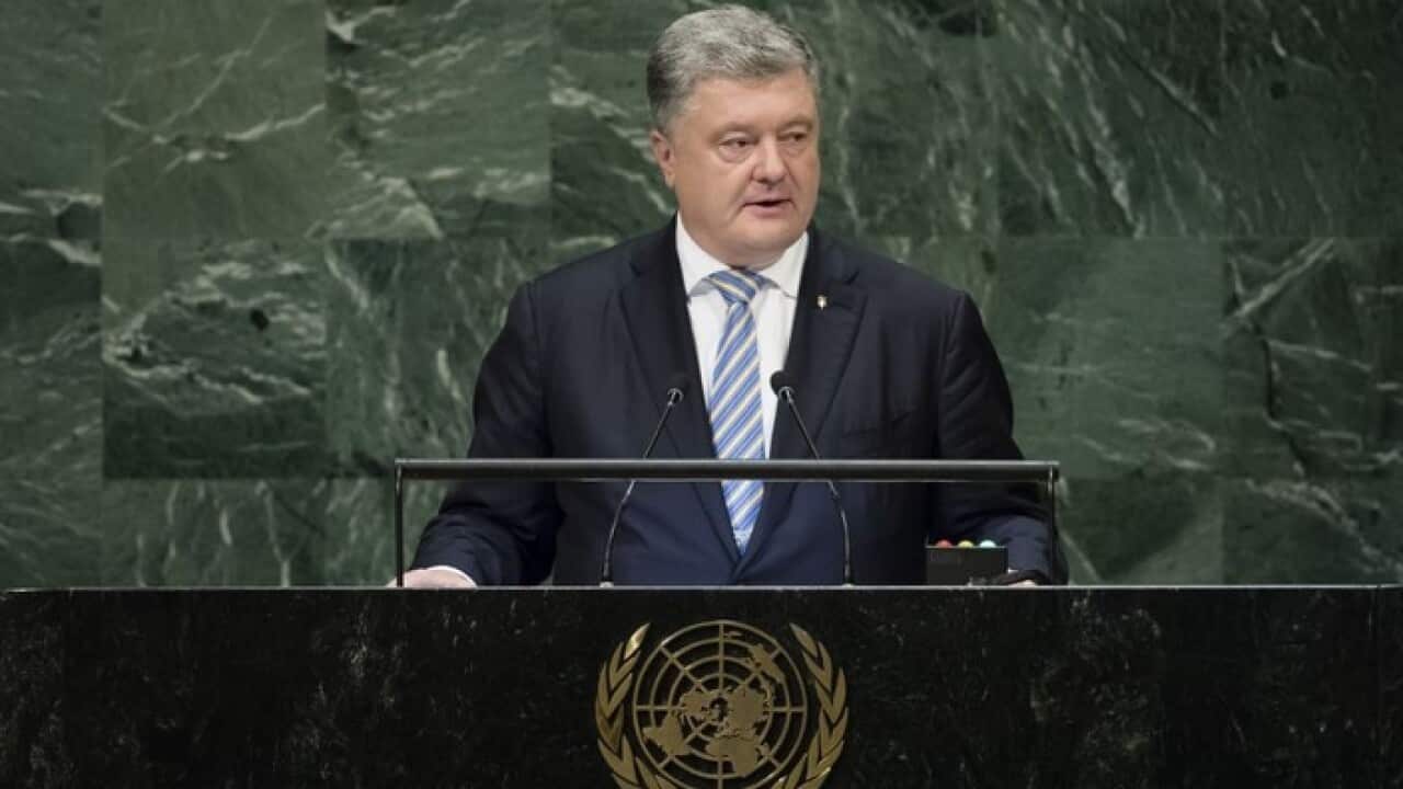 Mr Poroshenko, NY, UN.