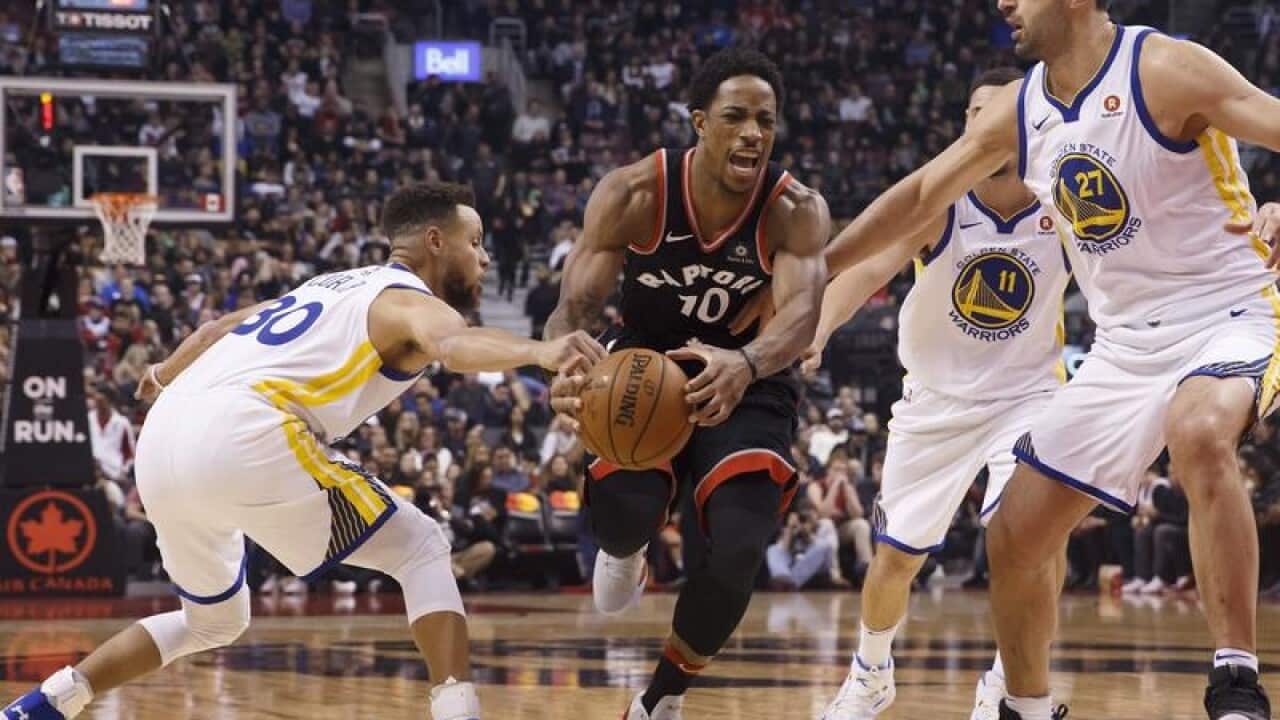 Toronto Raptors' DeMar DeRozan