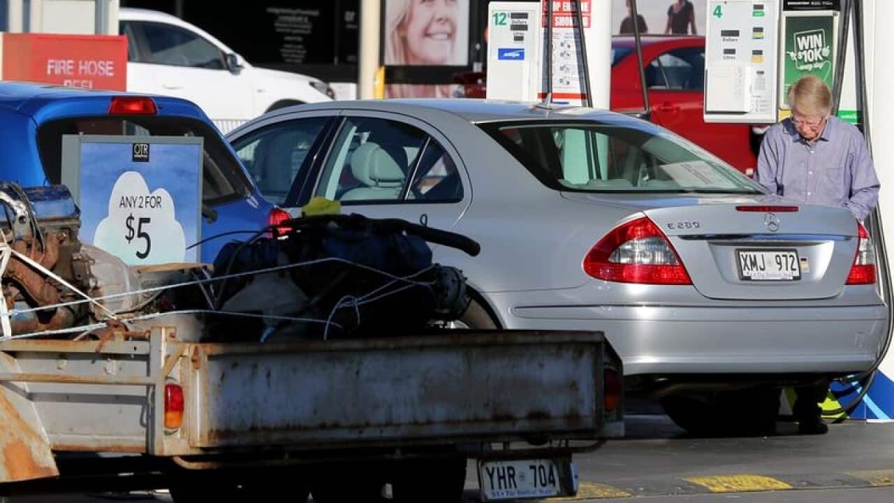 General view of a service station in Adelaide
