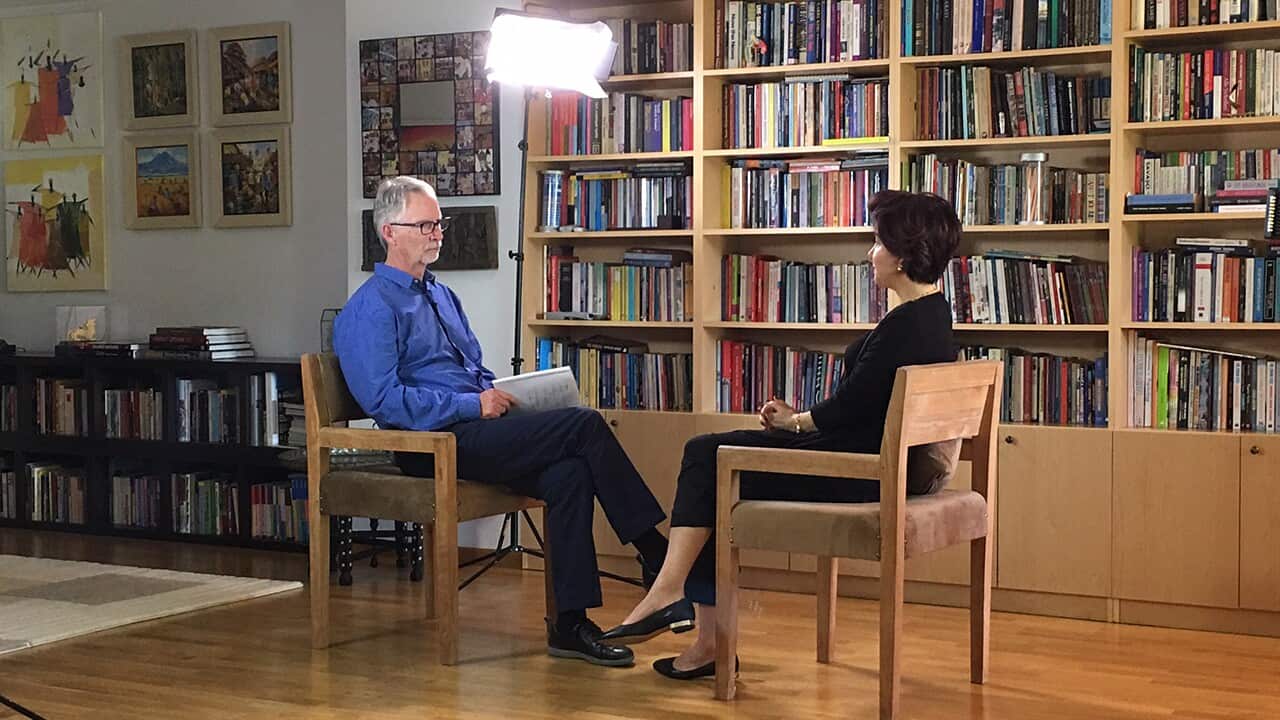 Geoff interviews former presenter Sedef Kabas. She was charged and faced 10 years in jail over a tweet, although she was later acquitted.