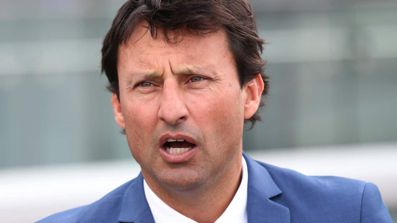 NSW VB Blues team coach Laurie Daley