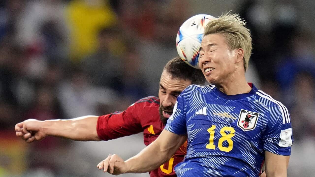 WCup Japan Spain Soccer