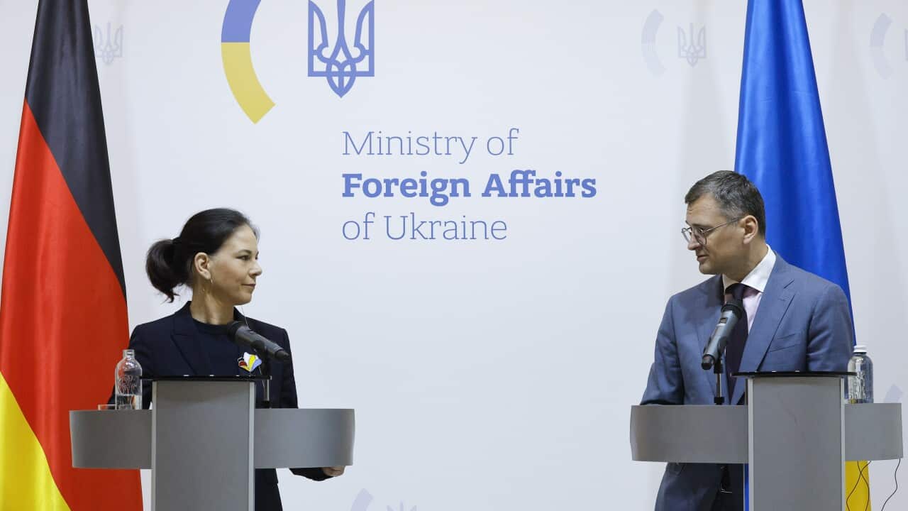 German Foreign Minister Annalena Baerbock visits Ukraine