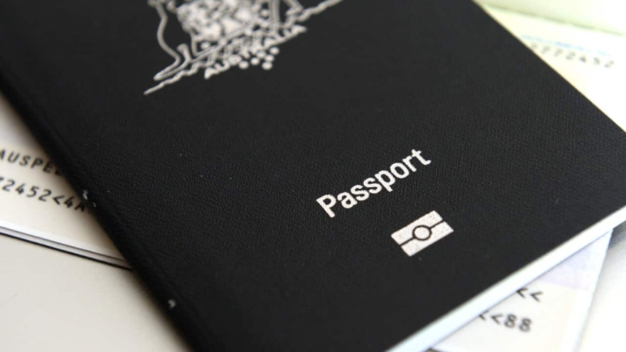 An Australian passport