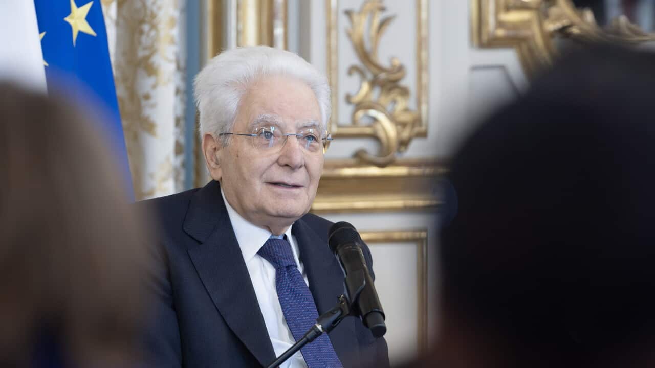 Foto d'archivio del Presidente Sergio Mattarella.