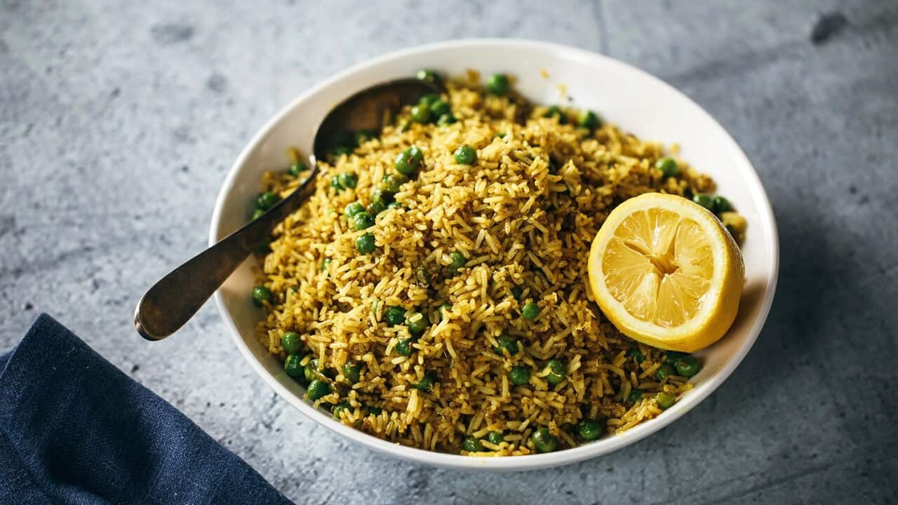 Curry ghee fried rice