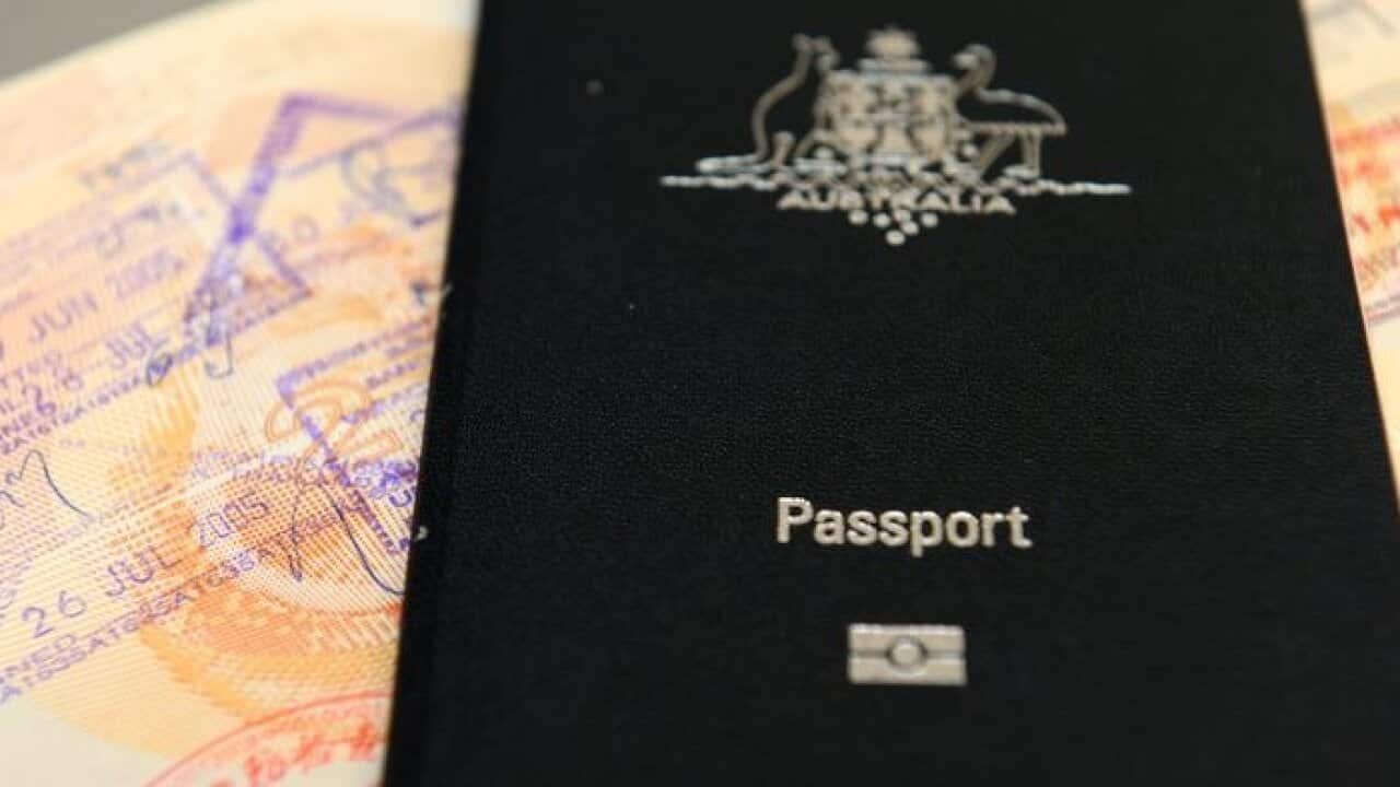 An Australian passport
