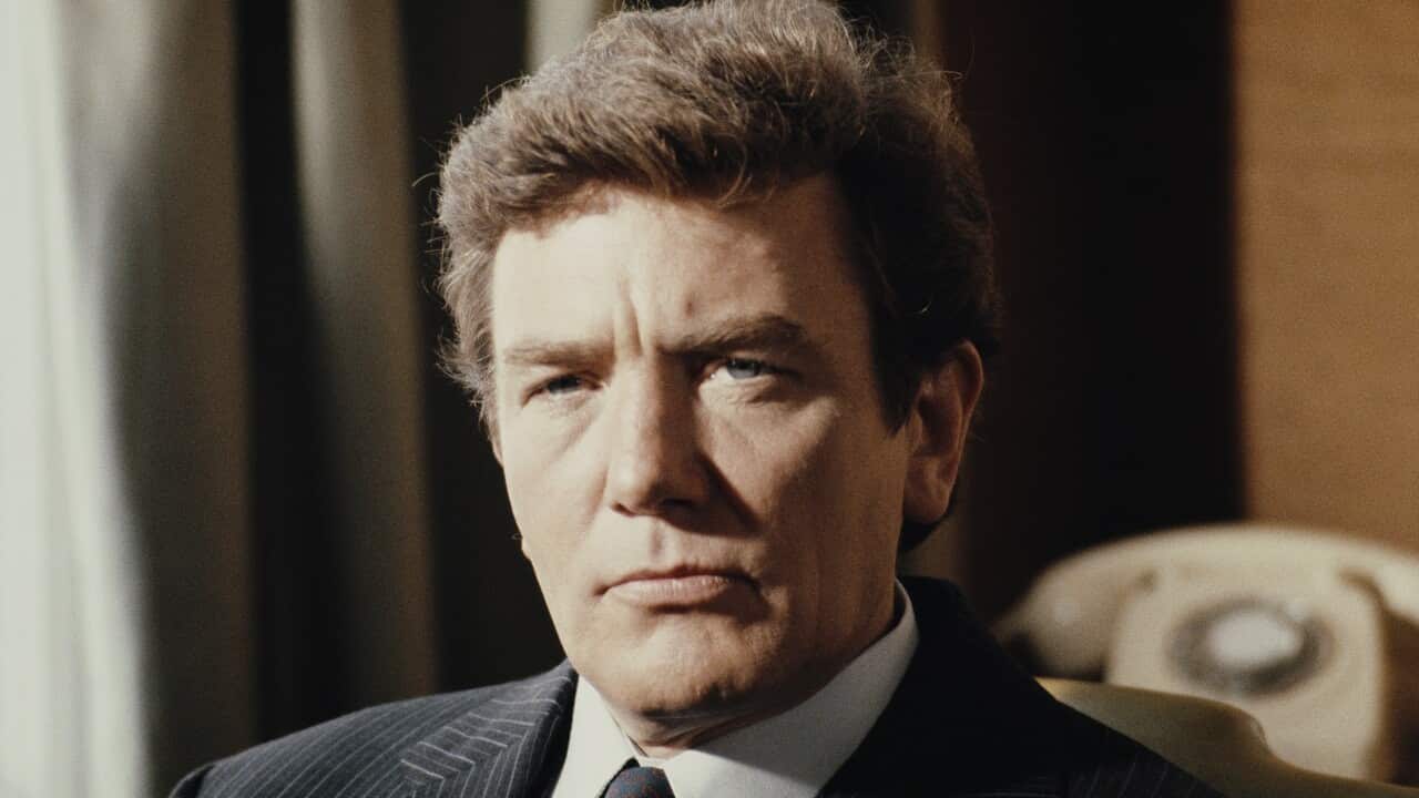 English actor Albert Finney, 1985