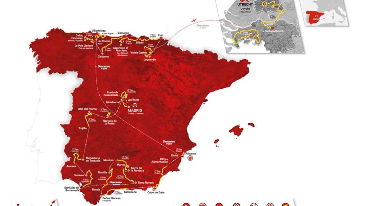 La Vuelta route 2022