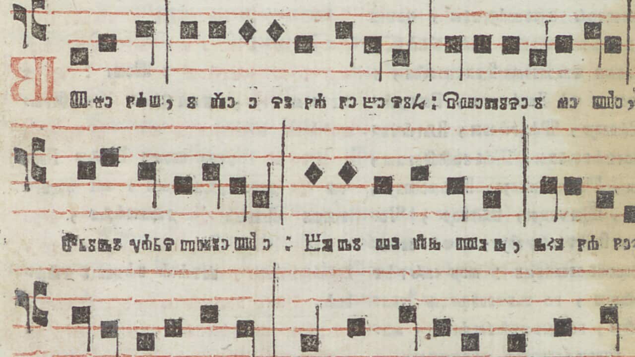 musical notes on sheet music