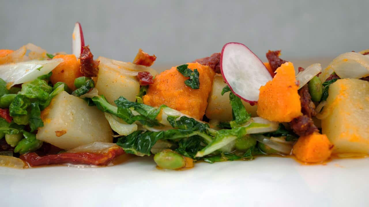 Sweet potato breakfast hash